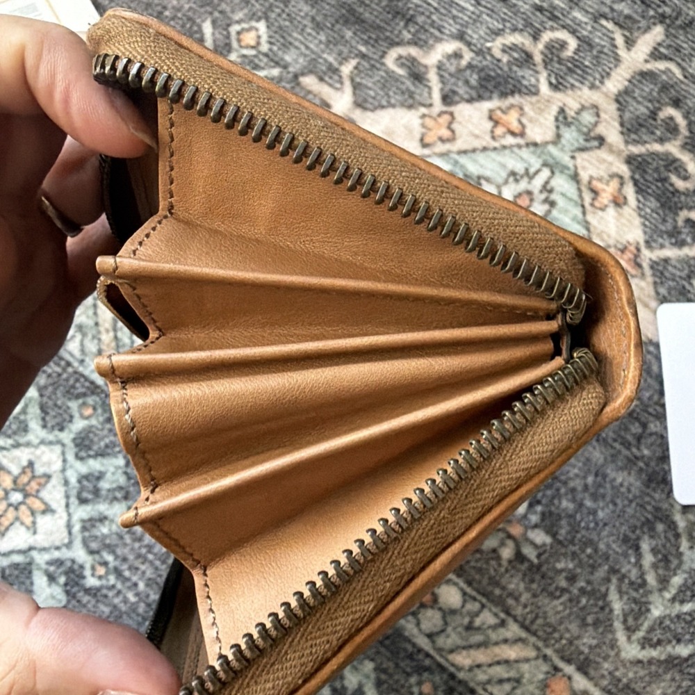 Gucci GG Supreme Monogram Web Ophidia Zip Around Wallet Brown Authentic bamboo - Picture 10 of 16
